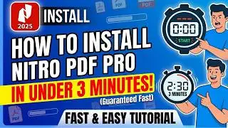 How to install Nitro PDF 14 Pro