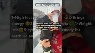 Benifits of zam zam water 🥰#saudiarabia #makkah