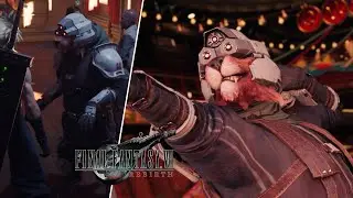 Red XIII dresses up as a Shinra Soldier and walks like a 
