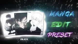 Trending Manga Edits Presets Alight Motion Presets