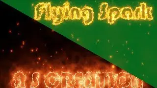 Flying Spark || Green Screen HD Video 1080p || By A S Creation Cloud ||