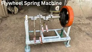 New Idea Make Free Electricity Generator 220v Build Spring Flywheel Machine Free Energy Generator