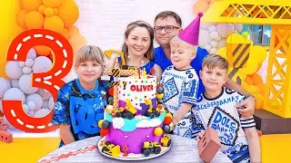 Especial cumpleaños de 3 años de Oliver