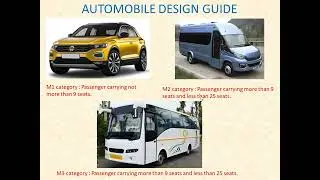 Vehicle category standard IS 14272