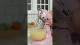 Миниатюрные Блинчики с Яблочной Начинкой! 🍎😍 Готовлю Мини Еду 🥹 #миникухня #миниеда #shortsyoutube