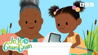 Finding a Dragonfly | It's Time to Go Pond Dipping | JoJo and Gran Gran Official