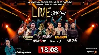 LIVE SHOW - BANDA AESA, NAVESOM, CALMON, BANDA 10 e ESSÊNCIA DA NOITE