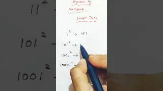 #Square of Numbers #Short Trick#short#shorts