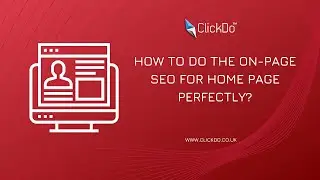 On Page SEO for Home Page | How to optimize home page On Page SEO