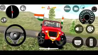 Dollar (song) New Red Mahindra Thar 👿 || village offroading || (Android gameplay) || 