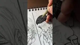 Todo with waves!!! 🔥🔥🔥#foryou #fyp #drawing #materials #foryoupage #trending #todo #itadori #yuji