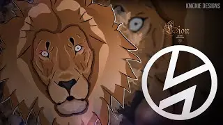 Lion Illustration (#Photoshop) Knoxie Designs