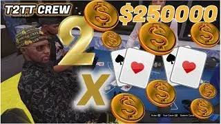 GTA5 ► X2 BLACKJACK WIN $250000 ♠️♥️♦️♣️