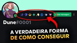 A VERDADEIRA FORMA DE CONSEGUIR TODAS INSÍGNIAS NO DISCORD (Discord Badges)