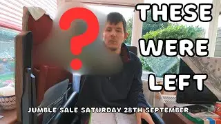 Why were these boots left at this Jumble sale? | Saturday 28th September