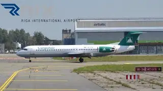 Споттинг в международном аэропорту Рига RIX/EVRA 15.08.2023