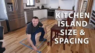 Easy Kitchen Island Tips on Size and Spacing!