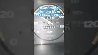 how a "rolling" odemeter looks... 311,000 Honda CRV #hondacrv #odemeter