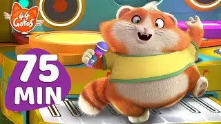 44 Gatos | Latinoamérica | 75 MINUTOS de Música para Niños | Canciones infantiles para bailar!
