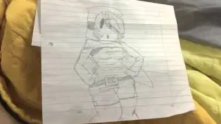Ain't shy to draw shy gal.