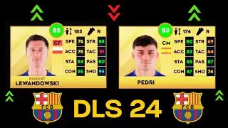 DLS 24 | Barcelona Players Rating Upgrades and Downgrades