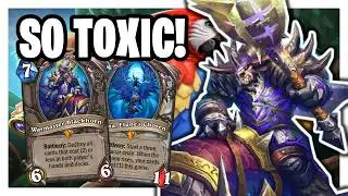 Blackhorn Priest BURNS Entire Decks! Echoes of the Infinite Hearthstone Priest Deck