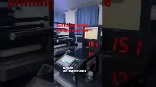 Rotary offset machine for film printing