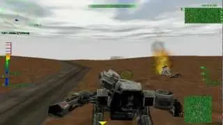 MechWarrior 3 Gameplay (Old PC game) - TVGT