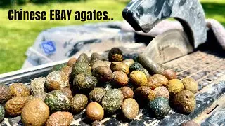 I cut 104 Chinese “agates”... Scam? or Bands?