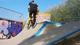 one year bmx progression worthing skatepark mid 30s