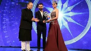 Virat Kholi and Manushi Chillar Indian of the year