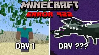 I BEAT Minecraft Error 422... (Cursed Version)