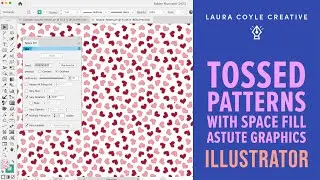 Making Tossed Repeats in Illustrator with Space Fill by Astute Graphics (plus a hack!)