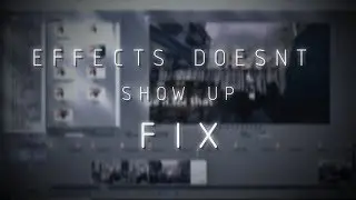 (Tutorial) Effects doesn't work FIX ! (sony vegas)