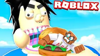 SUPER FAT BOY SWALLOWED ME! (Roblox Escape Super Fat Guy Obby)