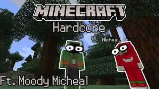 Minecraft Hardcore Challenge But with my Brother it was Hilarious...