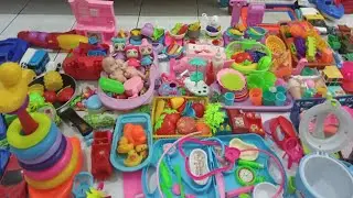 Mainan Masak Masakan Miniatur Makanan Sosis Telur ikan buah buahan es krim Eskriman Teflon Kompor