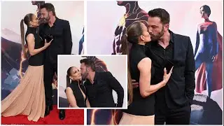 Jennifer Lopez & Ben Affleck's PDA at The Flash Premiere