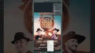 FAZENDO ACABAMENTO ESTILOSO EM FLYER DE EVENTO NO PHOTOSHOP