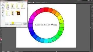 How to create an Additive Color Wheel in Adobe Illustrator