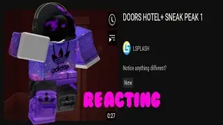 Reacting To The New Doors Sneak Peak