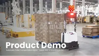 Automatic Pallet Transportation Robot - Lanxin AGV of Industrial Automation