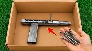 Clever ideas from the craftsman! Simple ways to make a nail gun at home that nobody else does.