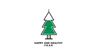 Chistmas Tree and Vaccine illustration (SpeedArt / Tutorial)