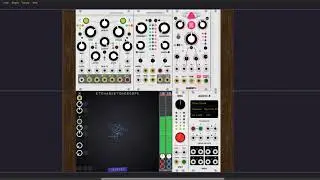 3 module challenge in VCV Rack (Marbles, Plaits, Chronoblob)