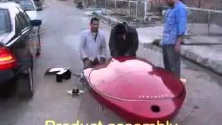 قرار دادن و مخفی کردن دیش روی ماشین