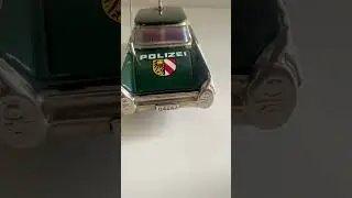 Заводная, жестяная машина Police, Япония