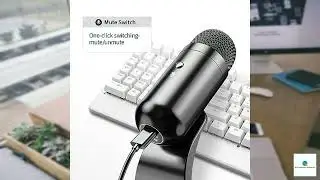 Review - LIANGSTAR USB Computer Microphone, Podcast Mic Desktop with Mute Button for Reco