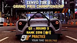 Asphalt 9 Legends Zenvo TSR S Round 3 - Q2 Grand Prix Championship | Fastest Time Zenvo Low Rank 🌟1