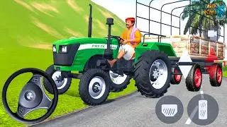 Indian Tractor Trolley Game Realistic Tractor Trolley Game Indian tractor simulator Android Gameplay